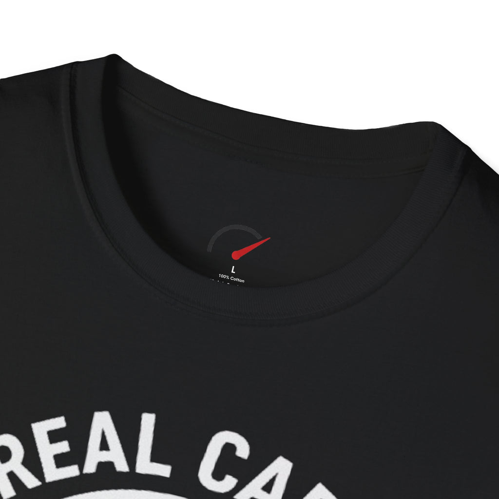 real cars don't shift themselves t-shirt