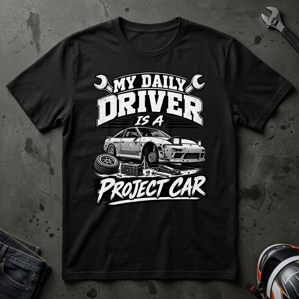 My Daily Driver is A Project Car T-Shirt