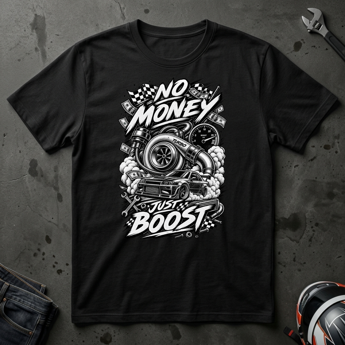 no money just boost T-Shirt