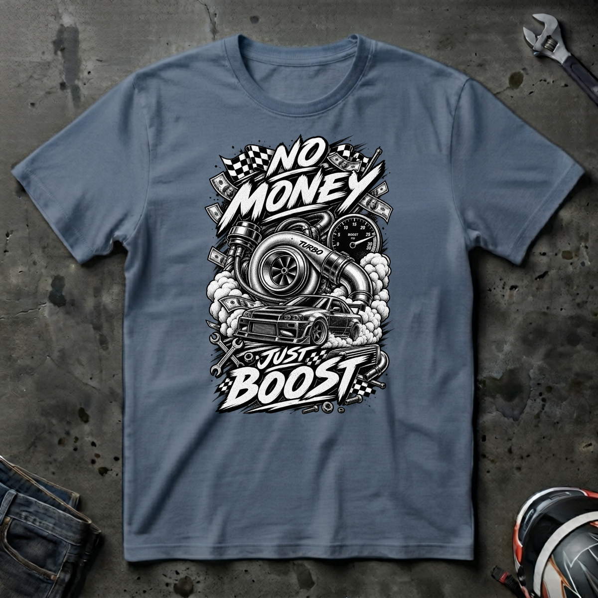 no money just boost T-Shirt