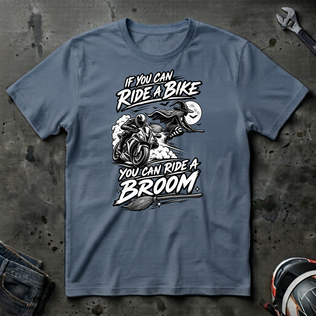 If you can ride a bike you can ride a broom T-Shirt