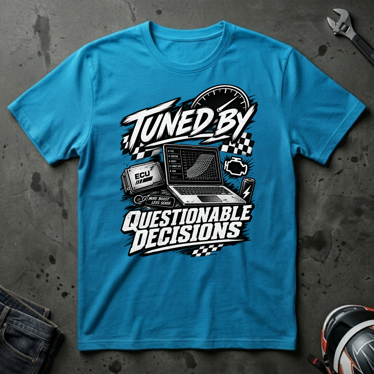 Tuned by questionable decisions T-Shirt