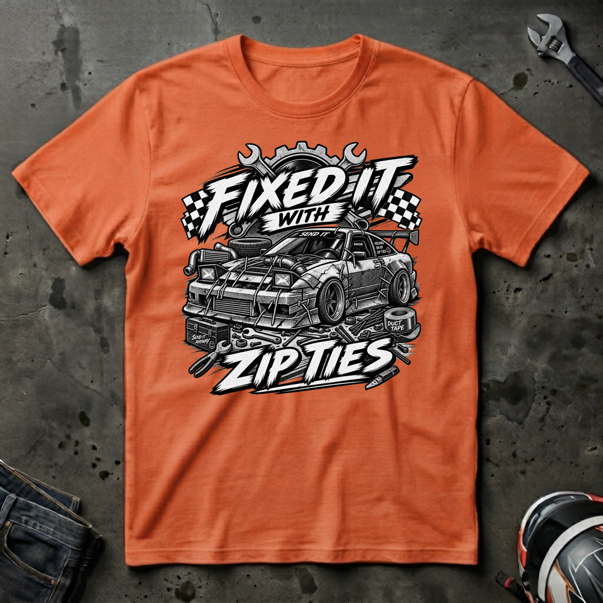 Fixed it with zip ties T-Shirt