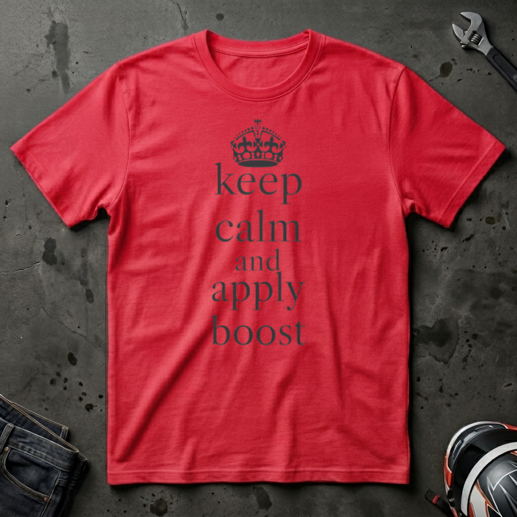 Keep Calm And Apply Boost T-Shirt