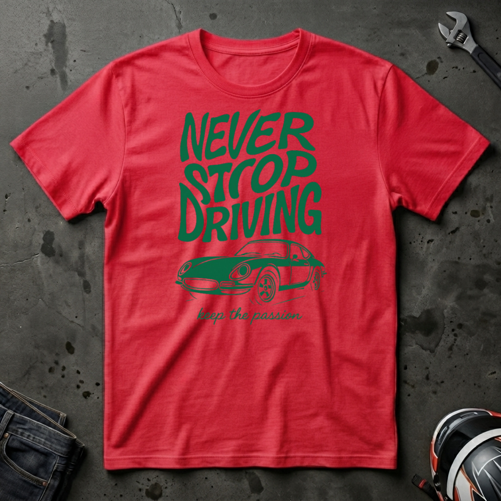 Never Stop driving T-Shirt