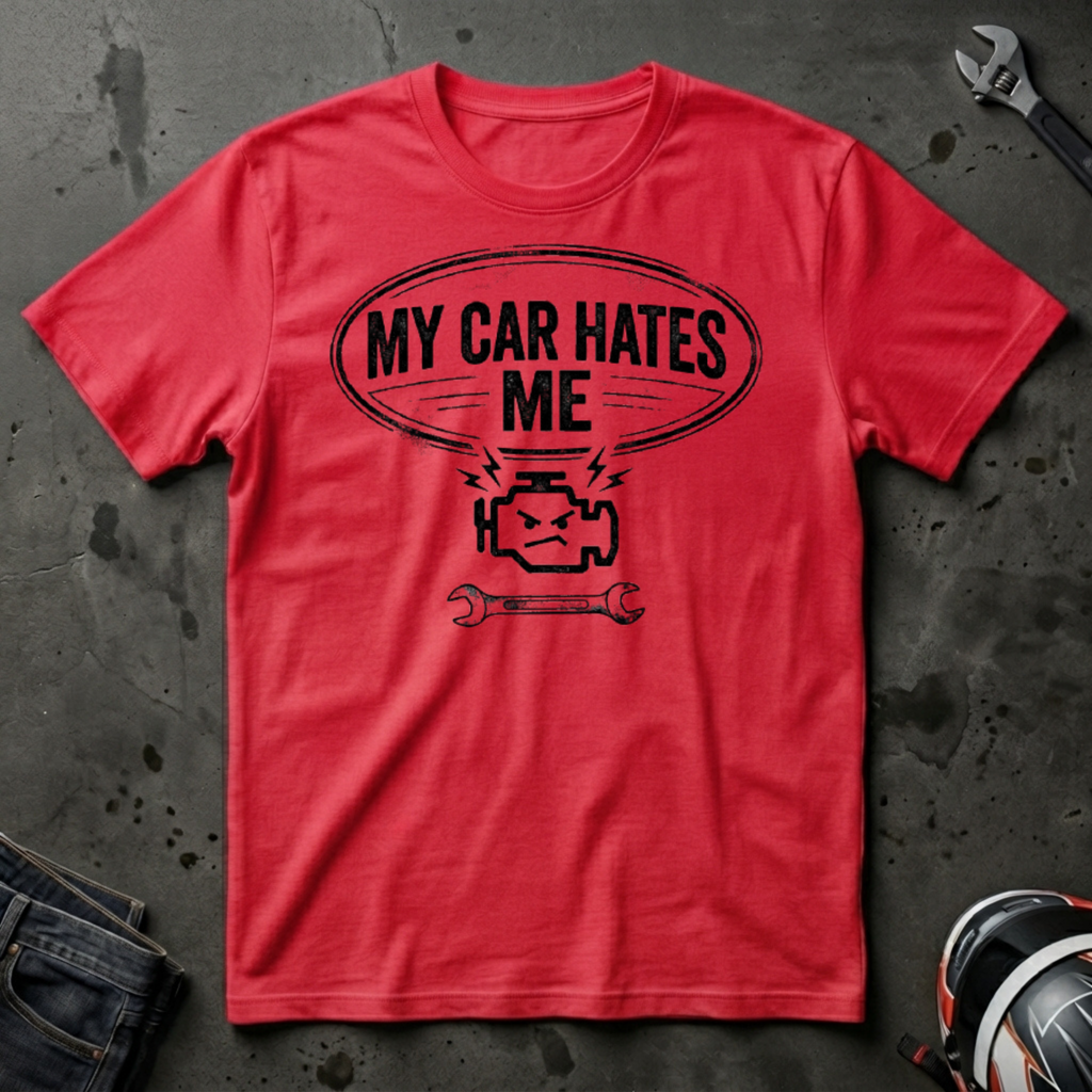 My car hates me T-Shirt