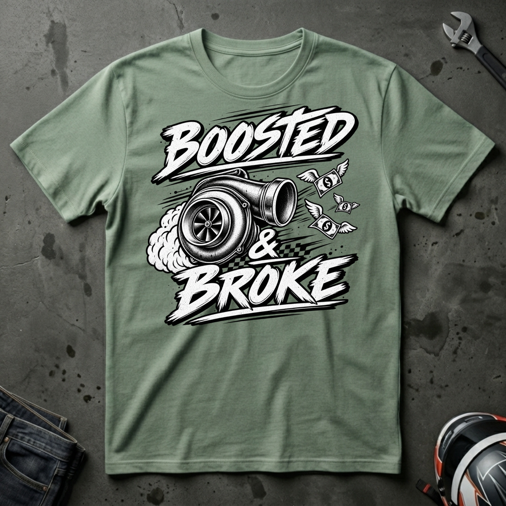 Boosted And Broke T-Shirt