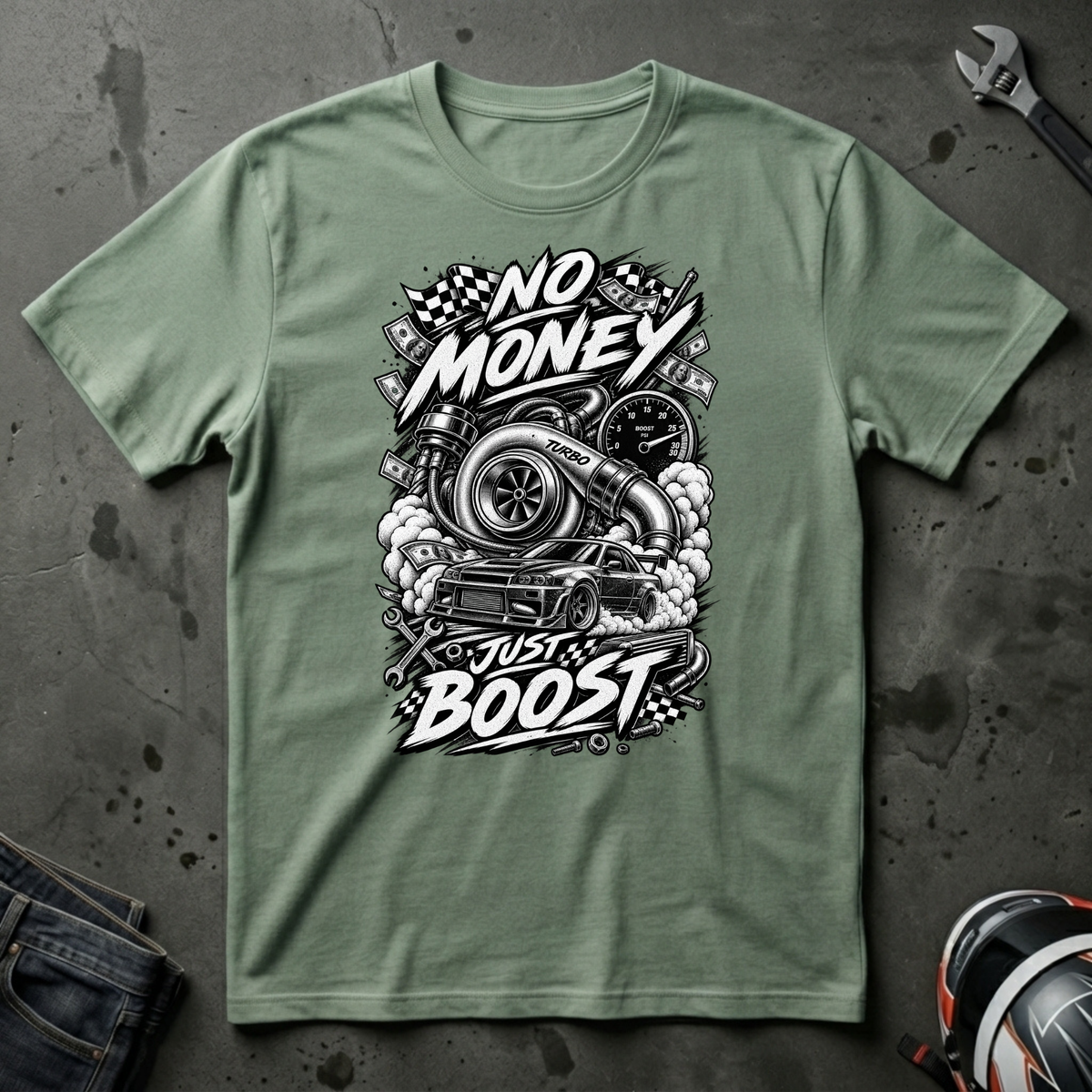 no money just boost T-Shirt
