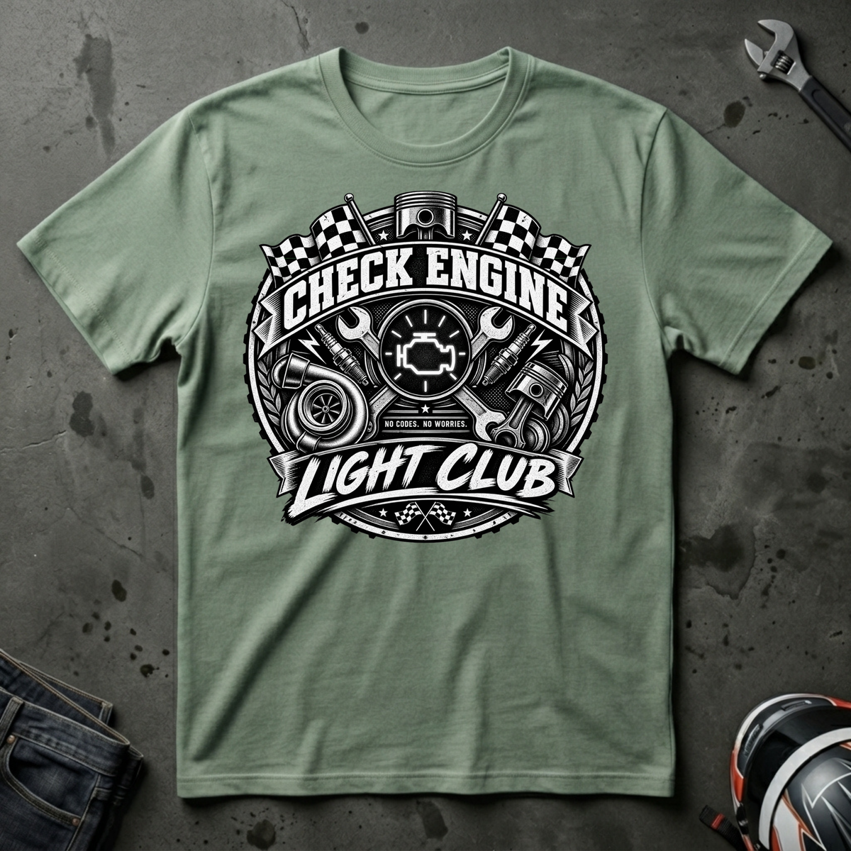 Check engine light T-Shirt