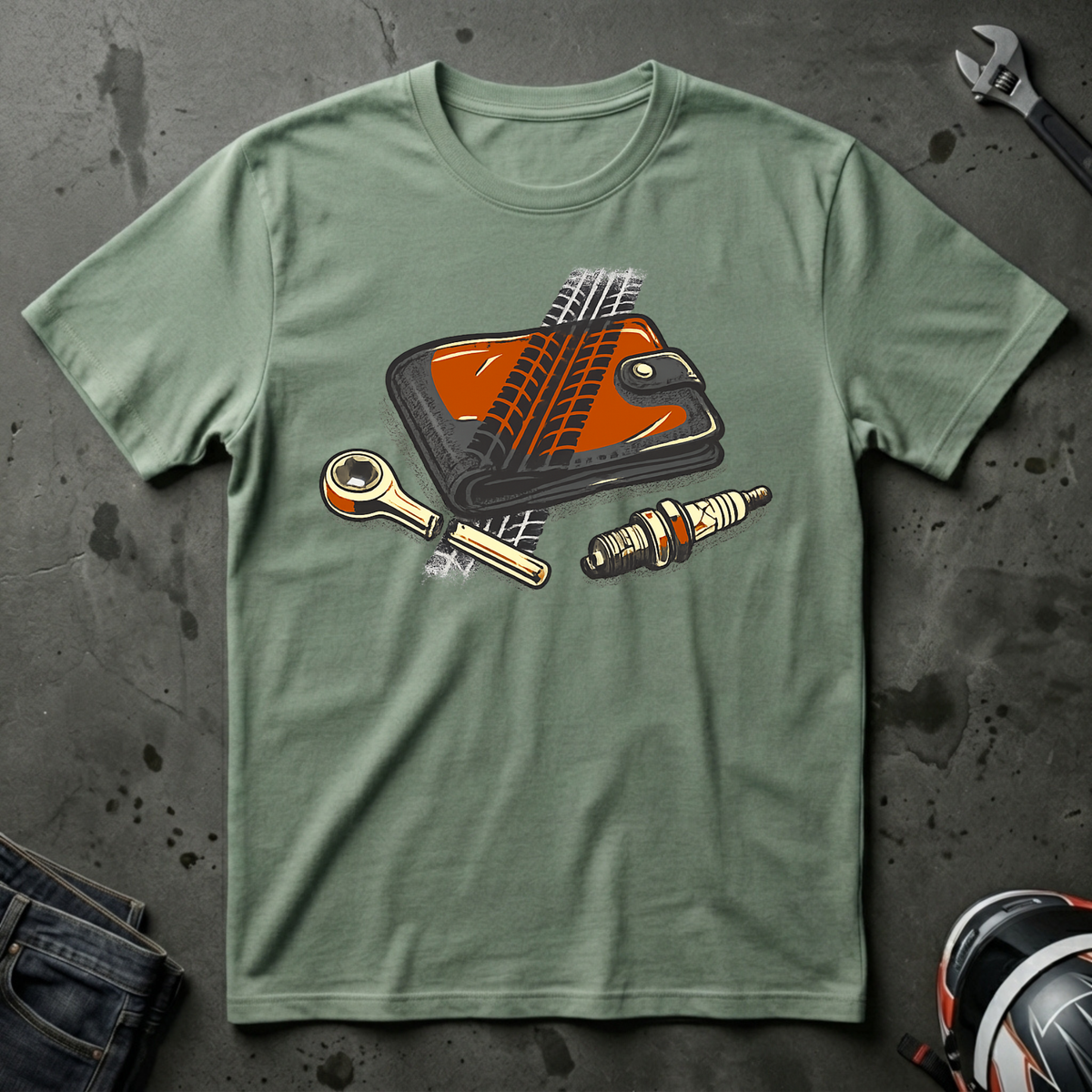 Burnt Out Wallet T-Shirt