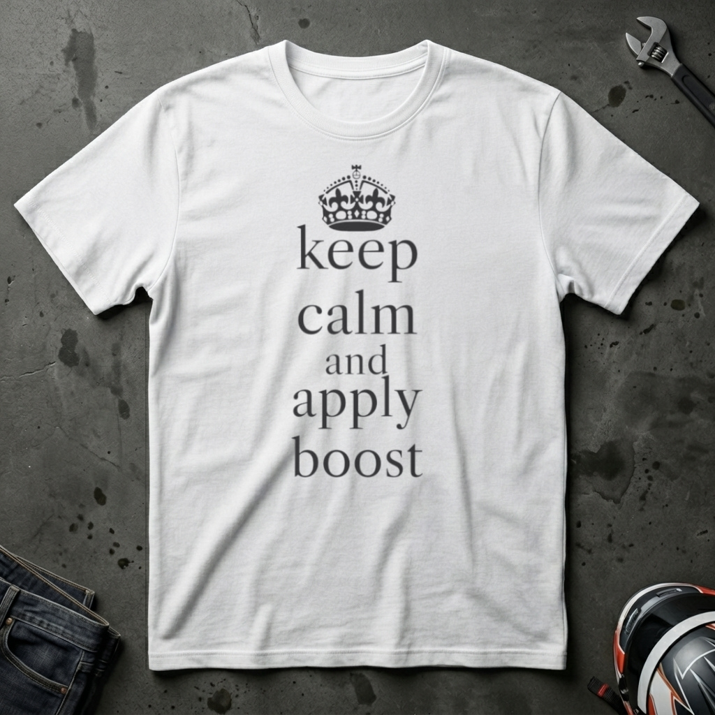 Keep Calm And Apply Boost T-Shirt