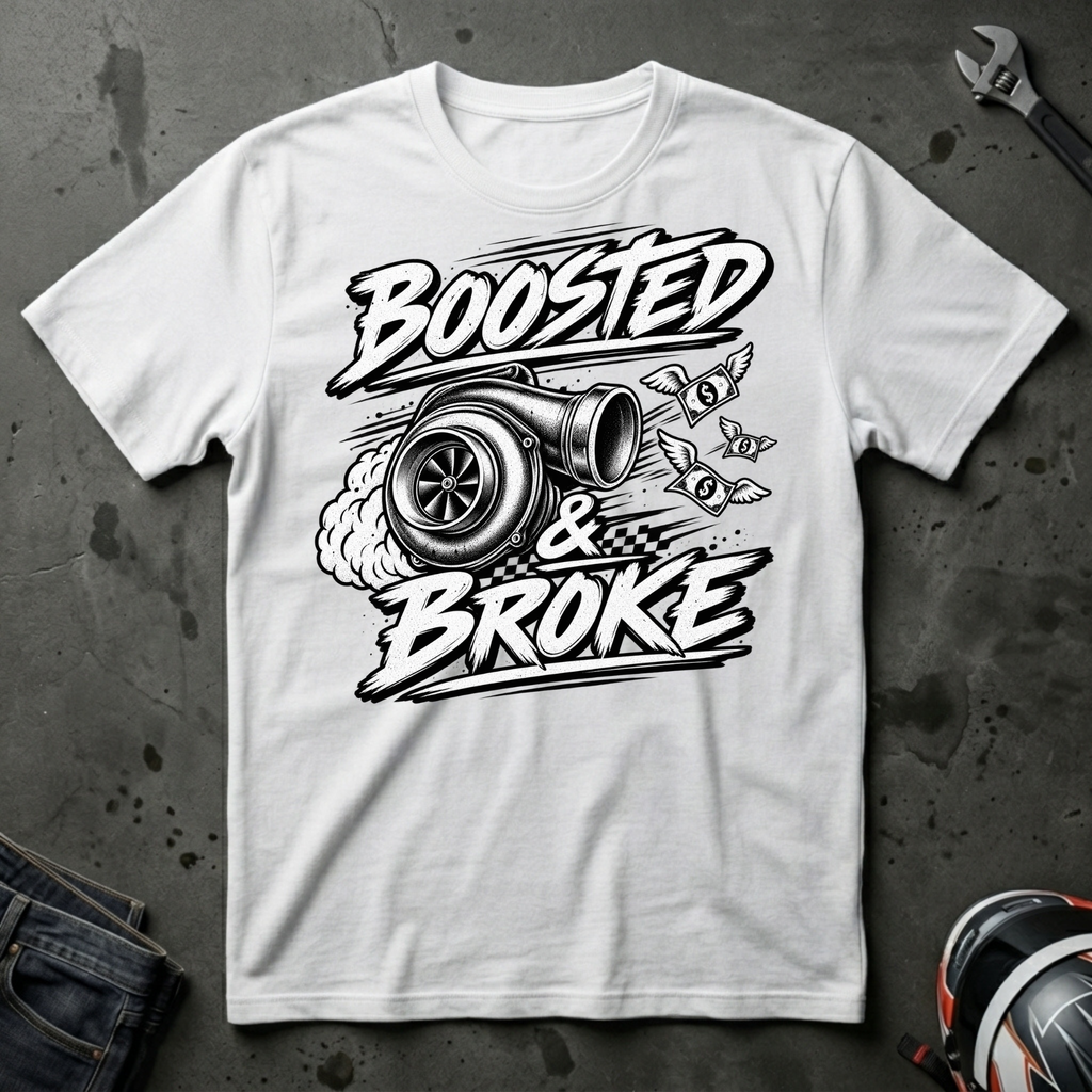 Boosted And Broke T-Shirt