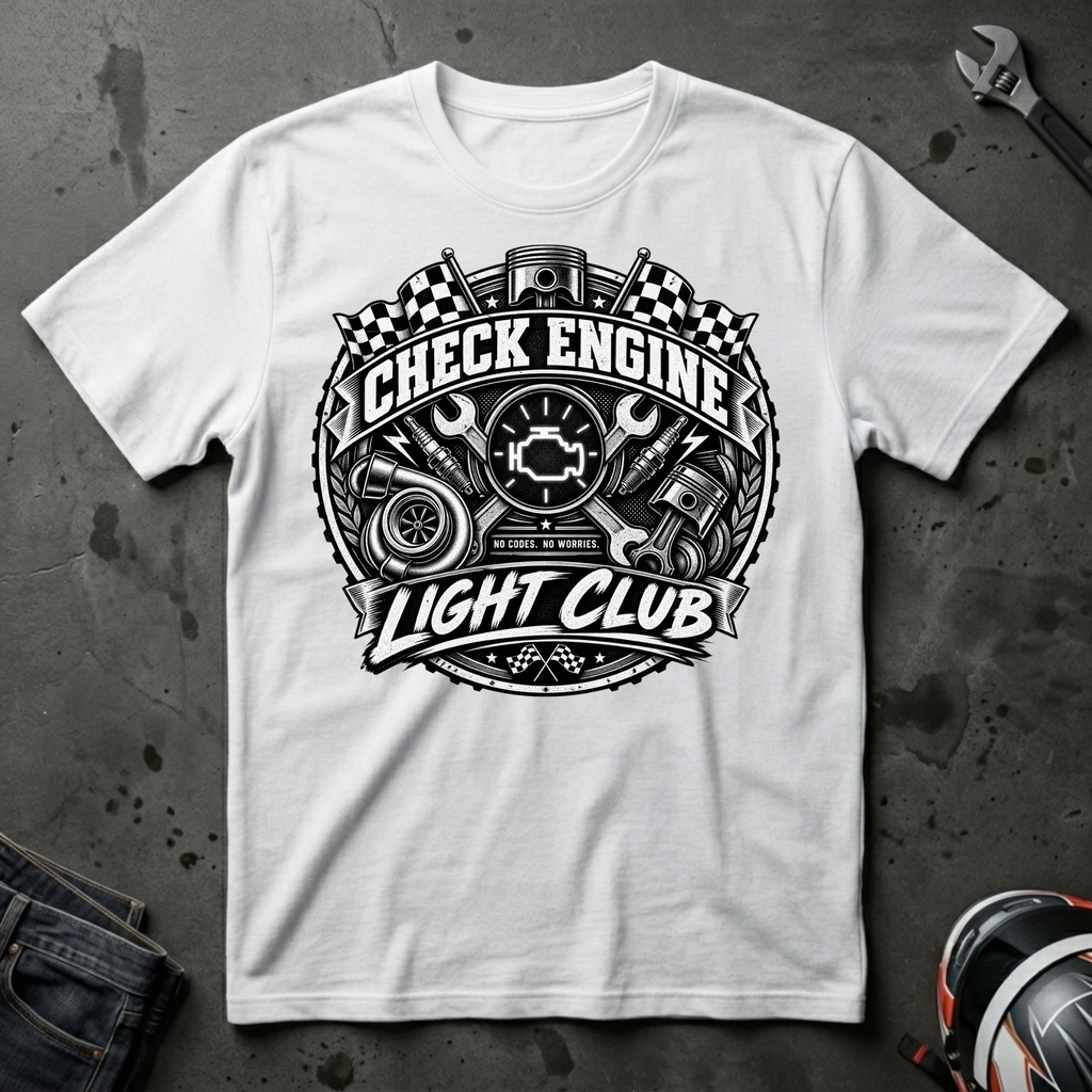 Check engine light T-Shirt
